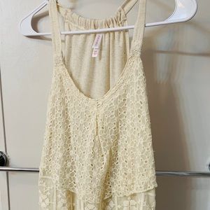 Cream Colored Layering Tank